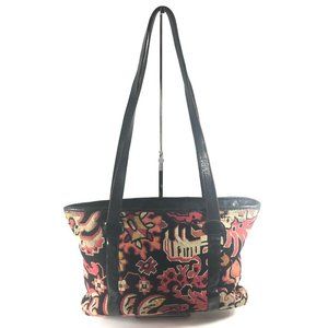 Casleigh | RARE Leather Tapestry Aztec Tote Bag